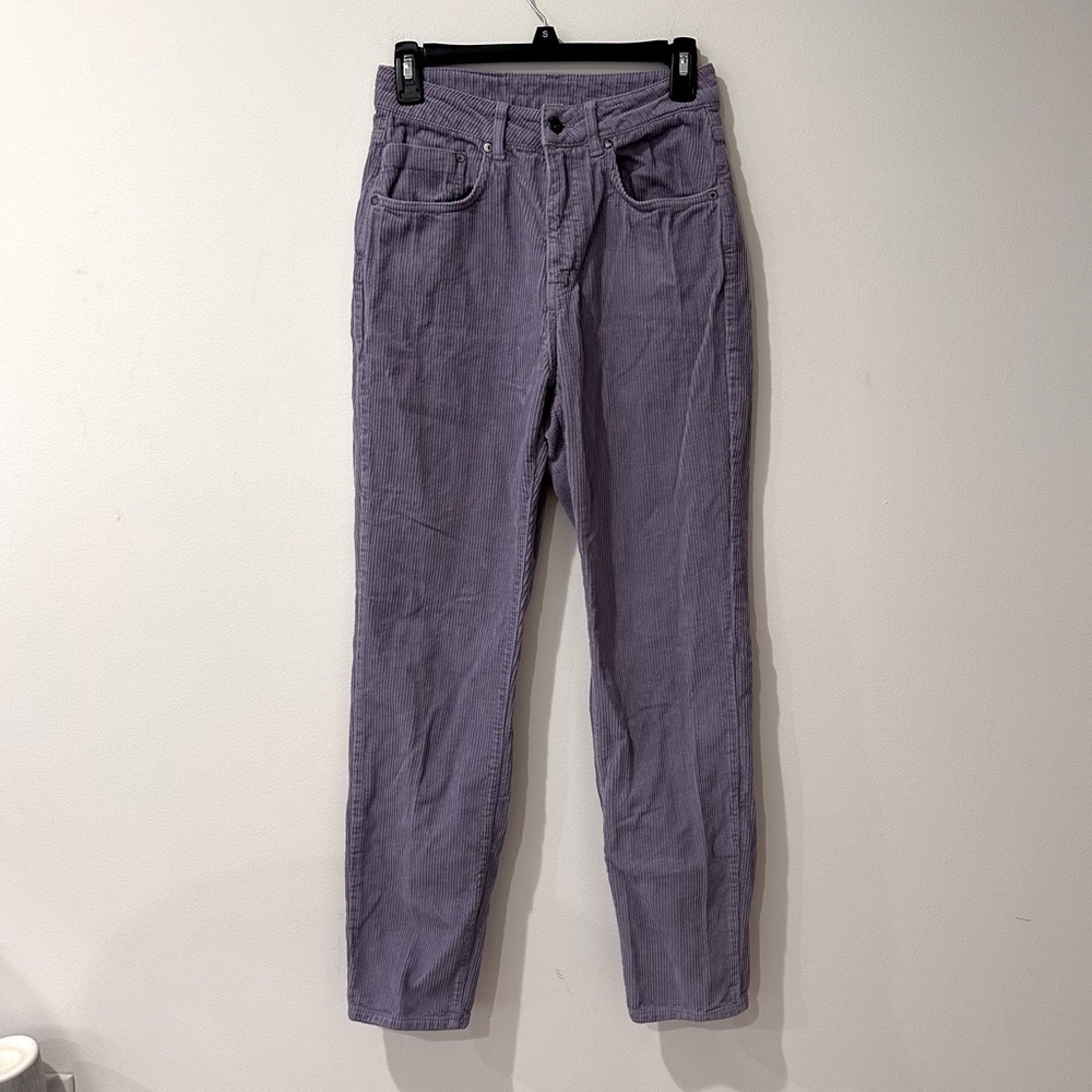 Ragged priest purple corduroy high waisted pants size 28